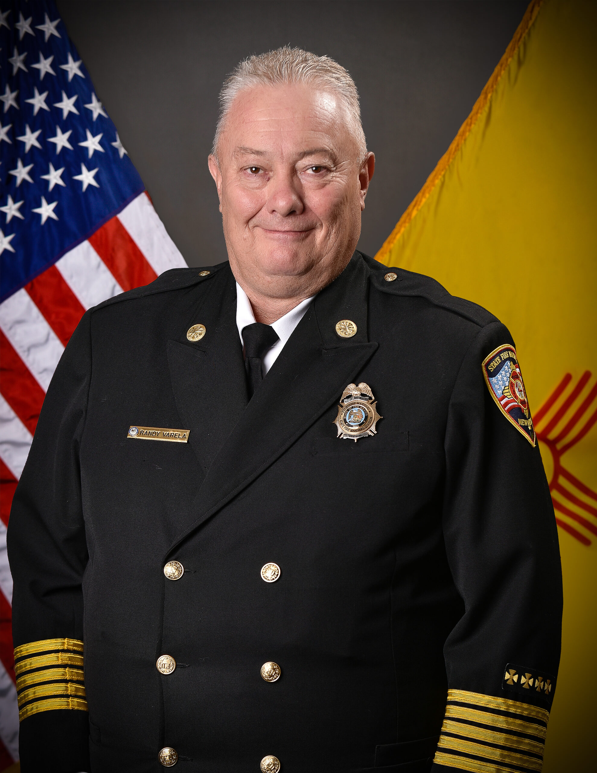 Portrait of Randy Varela,<br />
NM State Fire Marshal.